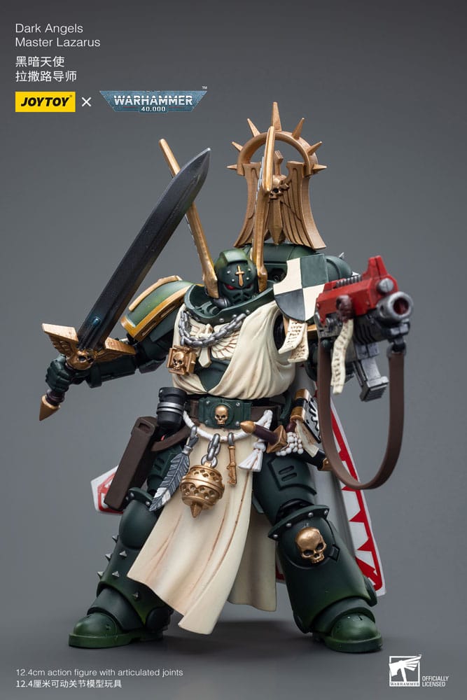 Warhammer 40k Action Figure 1/18 Dark Angels Master Lazarus 12 cm - MangaShop.ro