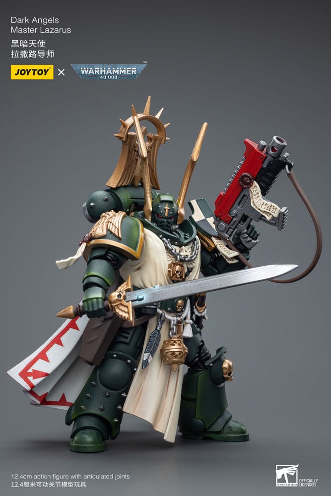 Warhammer 40k Action Figure 1/18 Dark Angels Master Lazarus 12 cm - MangaShop.ro