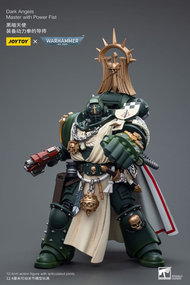 Warhammer 40k Action Figure 1/18 Dark Angels Master with Power Fist 12 cm - MangaShop.ro