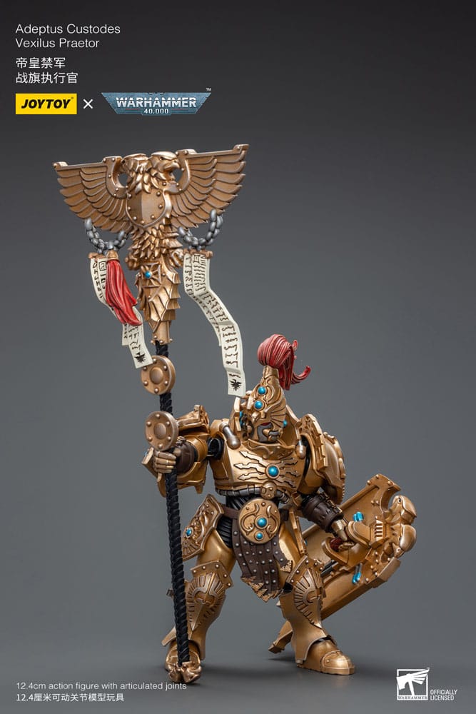 Warhammer 40k Action Figure 1/18 Adeptus Custodes Vexilus Praetor - MangaShop.ro