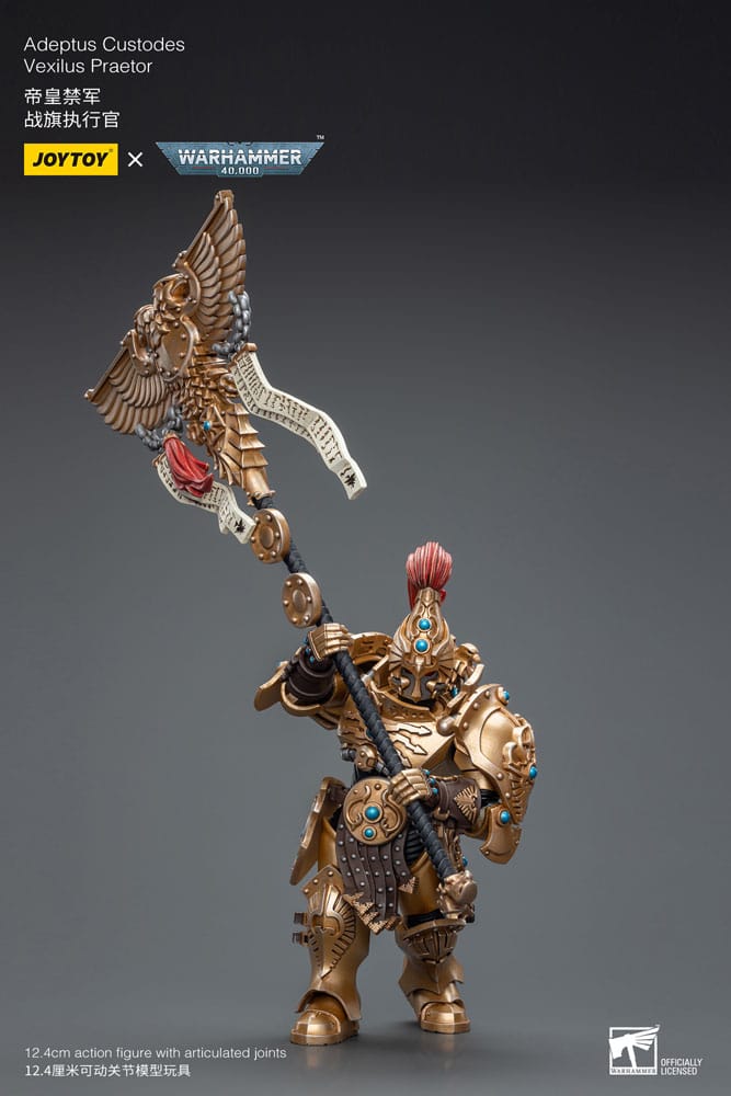 Warhammer 40k Action Figure 1/18 Adeptus Custodes Vexilus Praetor - MangaShop.ro
