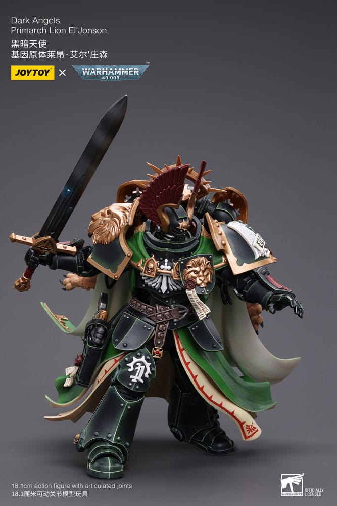 Warhammer 40k Action Figure 1/18 Dark Angels Primarch Lion El' Jonson 18 cm Reproduction - MangaShop.ro