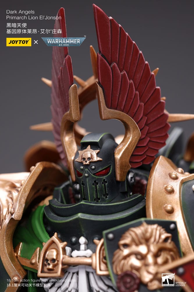 Warhammer 40k Action Figure 1/18 Dark Angels Primarch Lion El' Jonson 18 cm Reproduction - MangaShop.ro