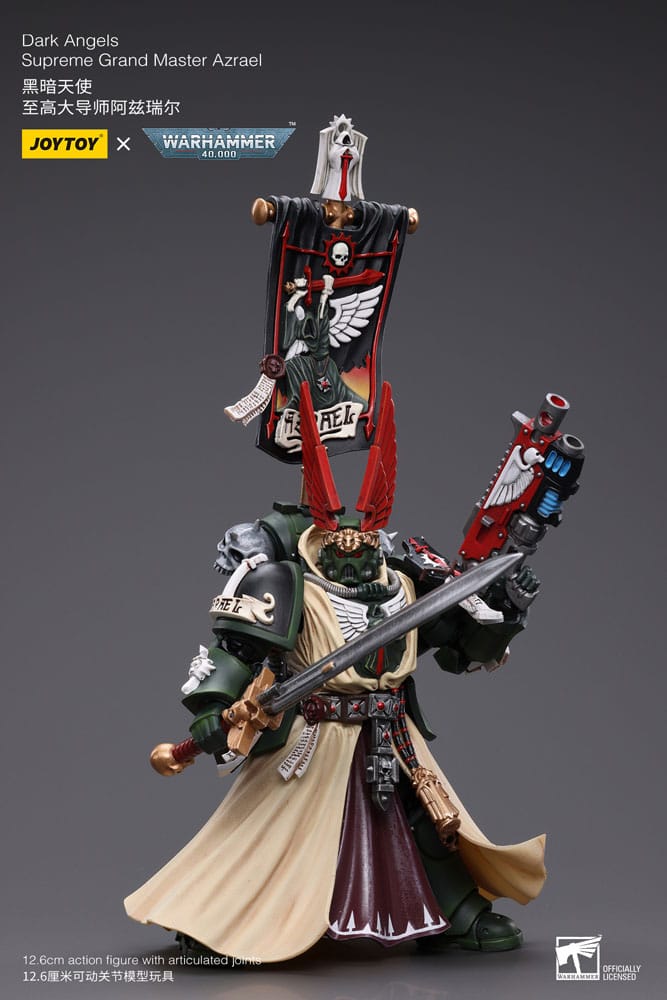 Warhammer 40k Action Figure 1/18 Dark Angels Supreme Grand Master Azrael 13 cm - MangaShop.ro
