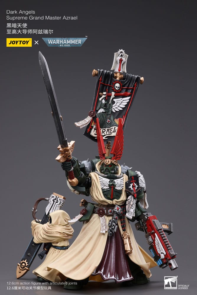 Warhammer 40k Action Figure 1/18 Dark Angels Supreme Grand Master Azrael 13 cm - MangaShop.ro