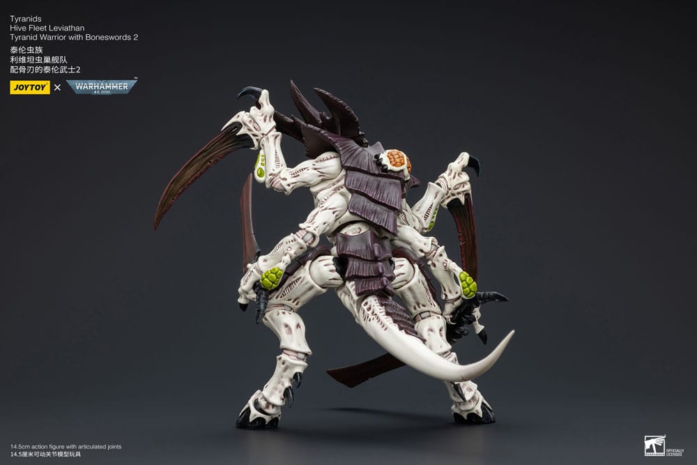 Warhammer 40k Action Figure 1/18 Tyranids Hive Fleet Leviathan Tyranid Warrior with Boneswords 2 15 cm - MangaShop.ro