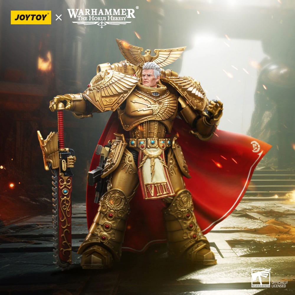 Warhammer The Horus Heresy Action Figure 1/18 Imperial Fists Rogal Dorn Primarch of the 7th Legion 12 cm - MangaShop.ro