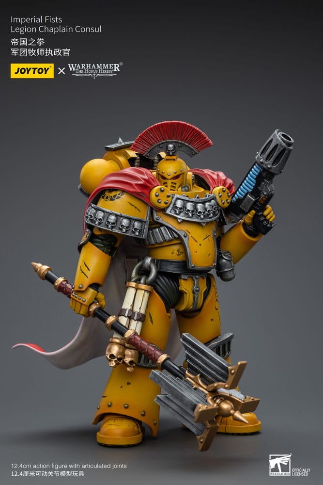 Warhammer The Horus Heresy Action Figure 1/18 Imperial Fists Legion Chaplain Consul 12 cm - MangaShop.ro
