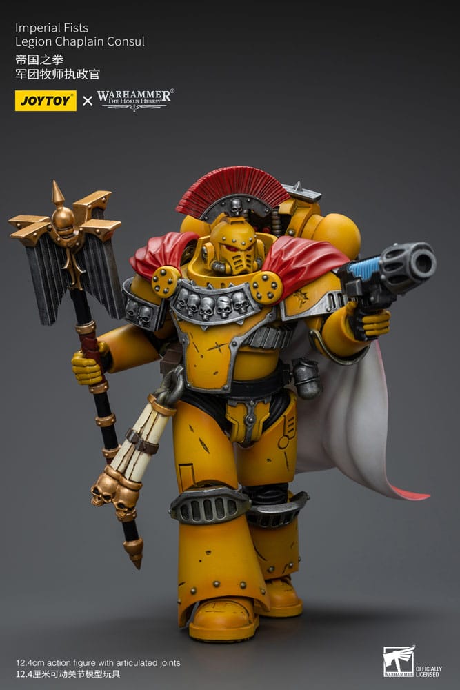 Warhammer The Horus Heresy Action Figure 1/18 Imperial Fists Legion Chaplain Consul 12 cm - MangaShop.ro