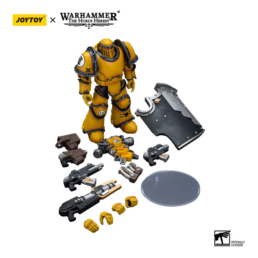 Warhammer The Horus Heresy Action Figure 1/18 Imperial Fists Legion MkIII Breacher Squad Legion Breacher with Lascutter 12 cm - MangaShop.ro