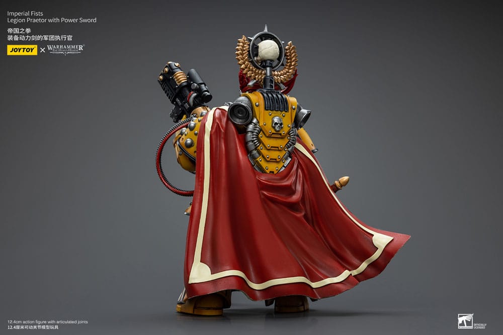 Warhammer The Horus Heresy Action Figure 1/18 Imperial Fists Legion Praetor with Power Sword 12 cm - MangaShop.ro