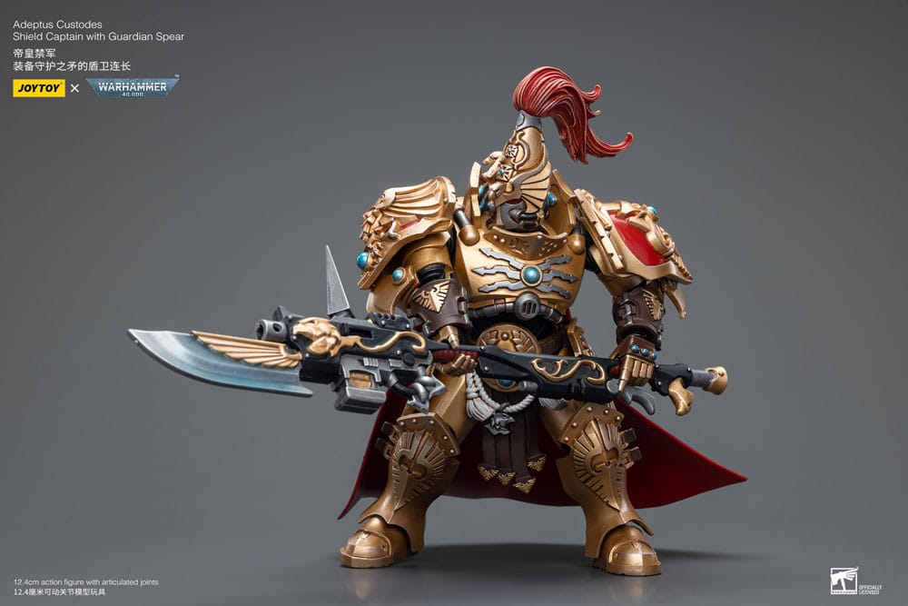 Warhammer 40k Action Figure 1/18 Adeptus Custodes Shield Captain with Guardian Spear 12 cm - MangaShop.ro