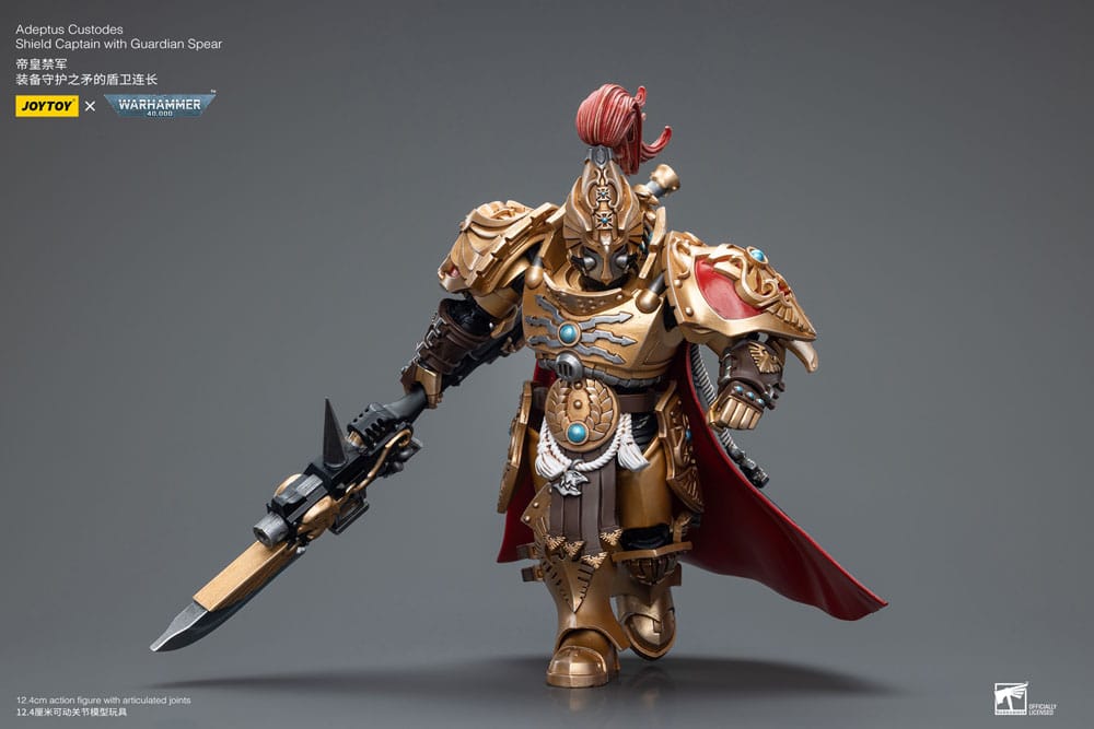 Warhammer 40k Action Figure 1/18 Adeptus Custodes Shield Captain with Guardian Spear 12 cm - MangaShop.ro