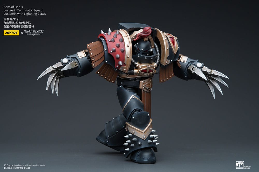Warhammer The Horus Heresy Action Figure 1/18 Sons of Horus Justaerin Terminator Squad Justaerin with Lightning Claws 12 cm - MangaShop.ro