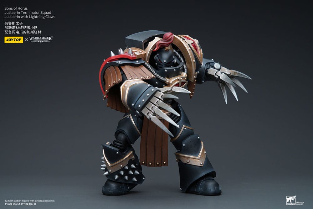 Warhammer The Horus Heresy Action Figure 1/18 Sons of Horus Justaerin Terminator Squad Justaerin with Lightning Claws 12 cm - MangaShop.ro