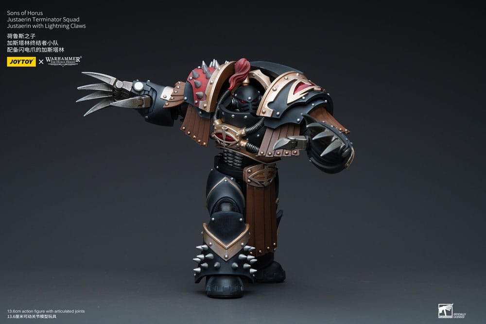 Warhammer The Horus Heresy Action Figure 1/18 Sons of Horus Justaerin Terminator Squad Justaerin with Lightning Claws 12 cm - MangaShop.ro
