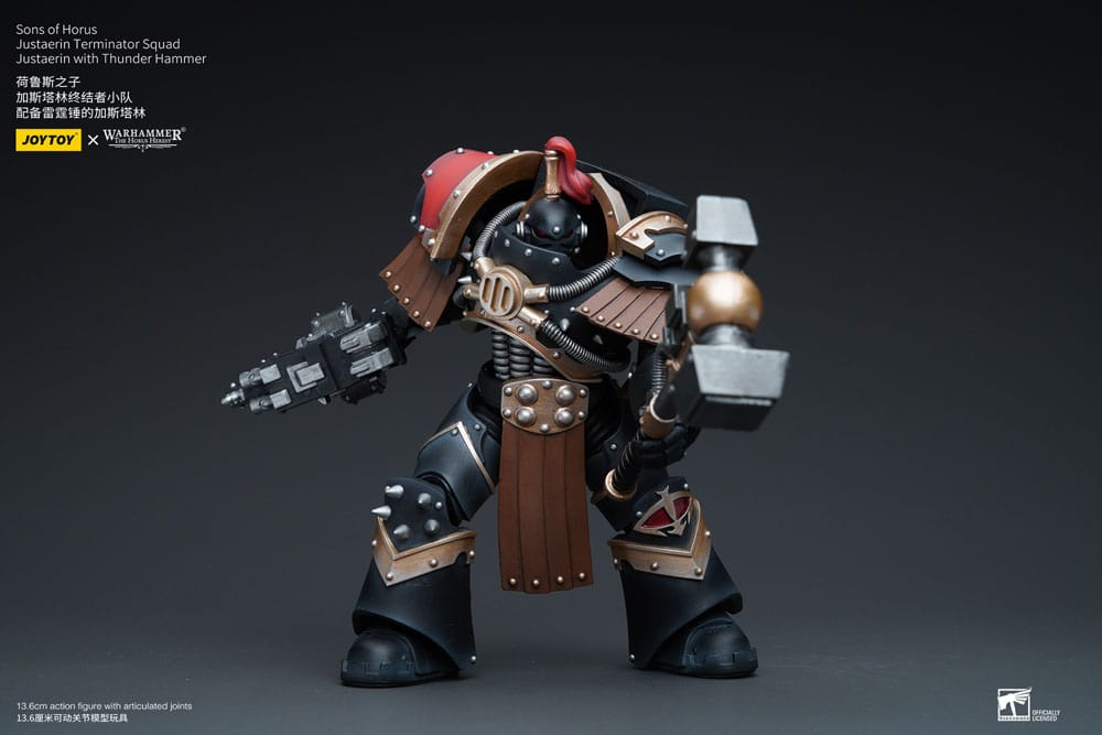 Warhammer The Horus Heresy Action Figure 1/18 Sons of Horus Justaerin Terminator Squad Justaerin with Thunder Hammer 12 cm - MangaShop.ro