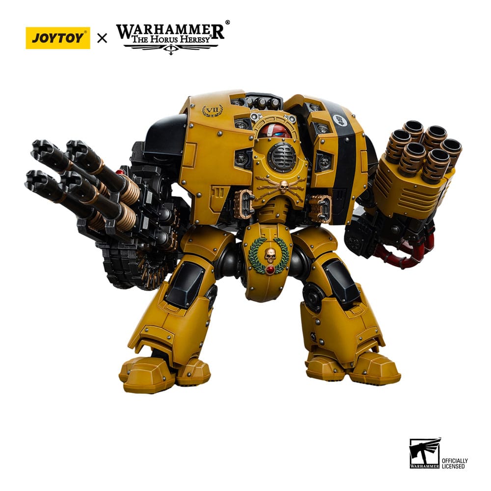 Warhammer The Horus Heresy Action Figure 1/18 Imperial Fists Leviathan Dreadnought with Cyclonic Melta Lance and Storm Cannon 12 cm - MangaShop.ro