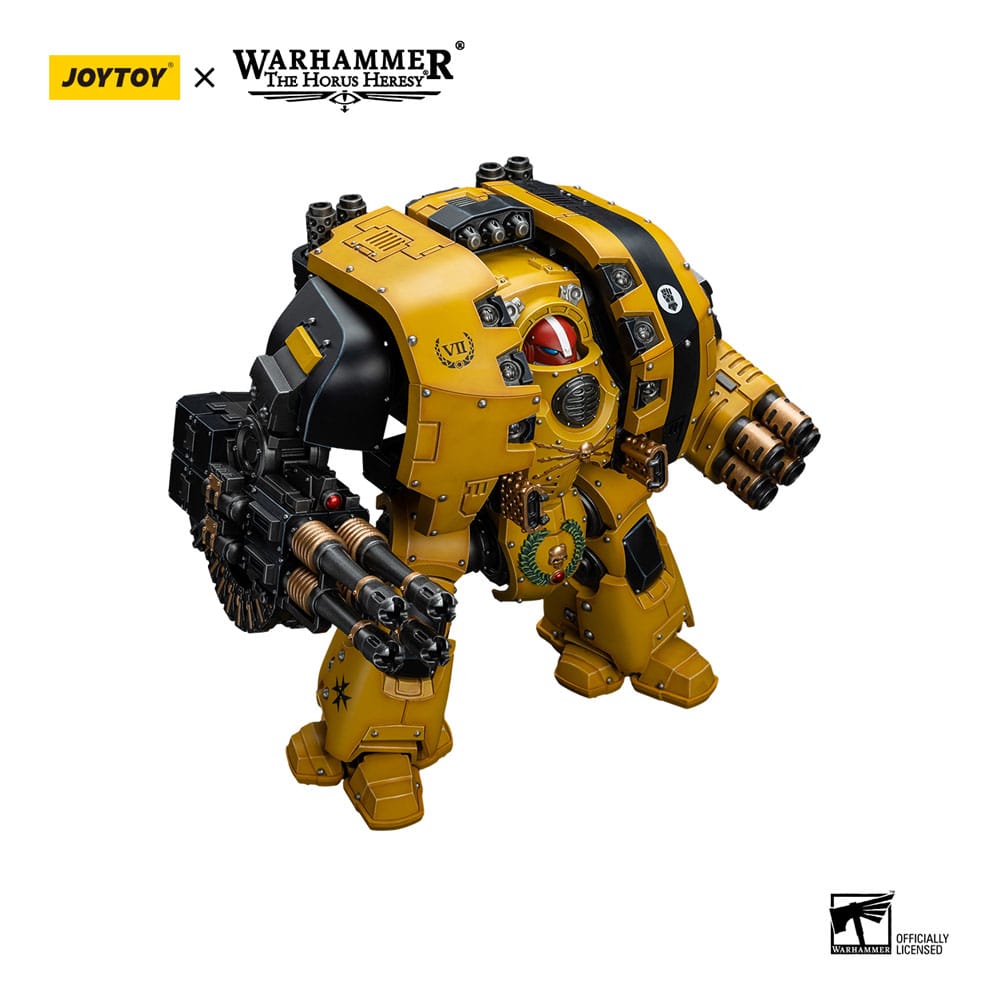 Warhammer The Horus Heresy Action Figure 1/18 Imperial Fists Leviathan Dreadnought with Cyclonic Melta Lance and Storm Cannon 12 cm - MangaShop.ro
