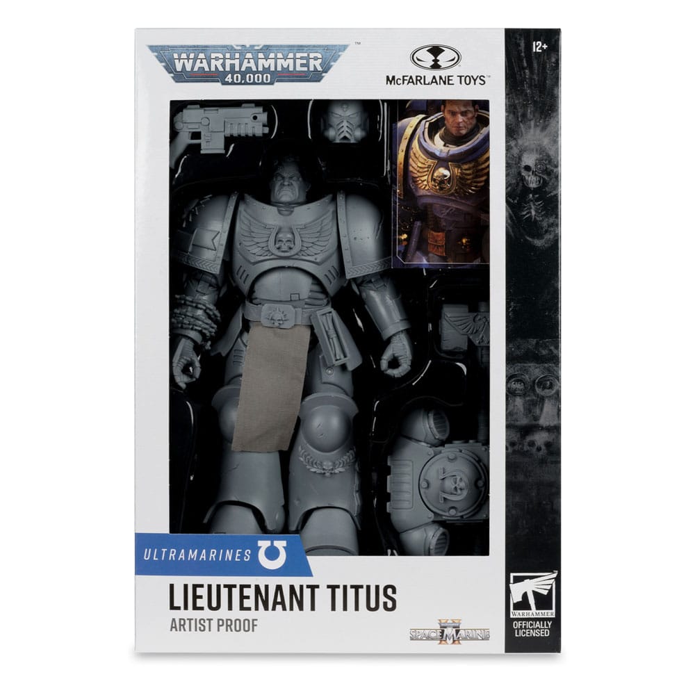 Warhammer 40,000 Action Figure Ultramarines: Lieutenant Titus (Artist Proof) 18 cm - MangaShop.ro