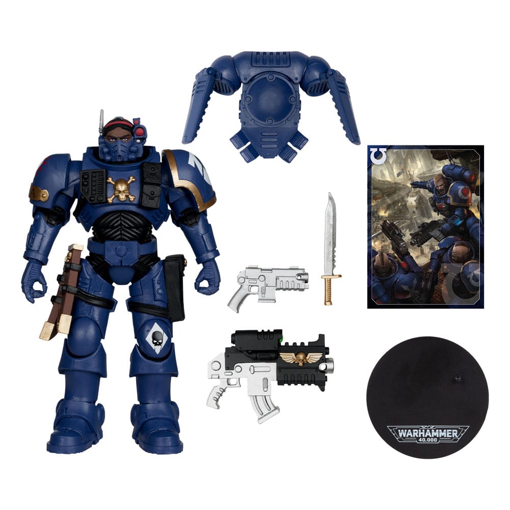 Warhammer 40,000 Action Figure Lieutenant in Phobos Armor (Ultramarines) 18 cm - MangaShop.ro