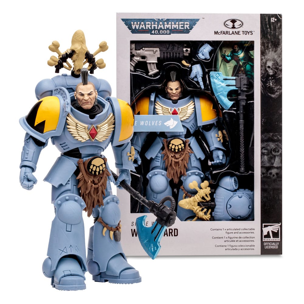 Warhammer 40k Action Figure Space Wolves Wolf Guard 18 cm - MangaShop.ro