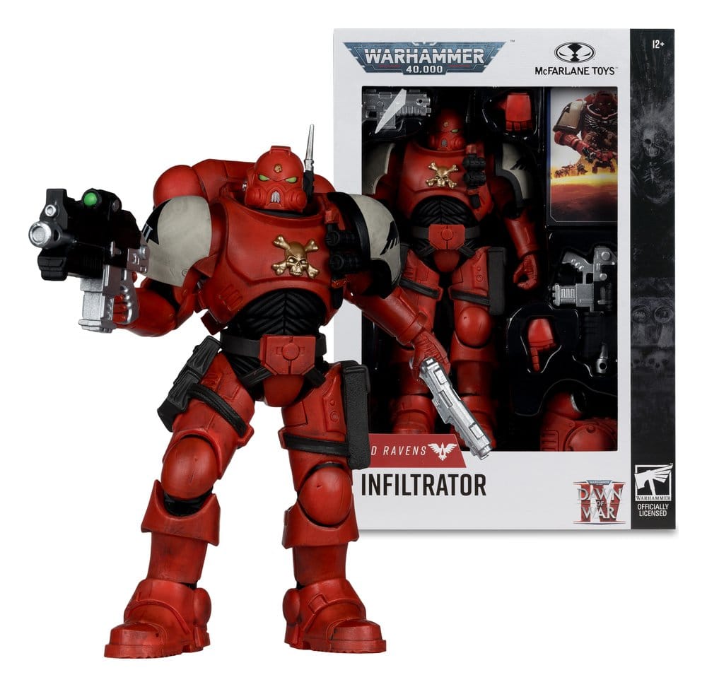 Warhammer 40,000 Action Figure Infiltrator (Blood Ravens ) (Dawn of War 4) 20 cm - MangaShop.ro