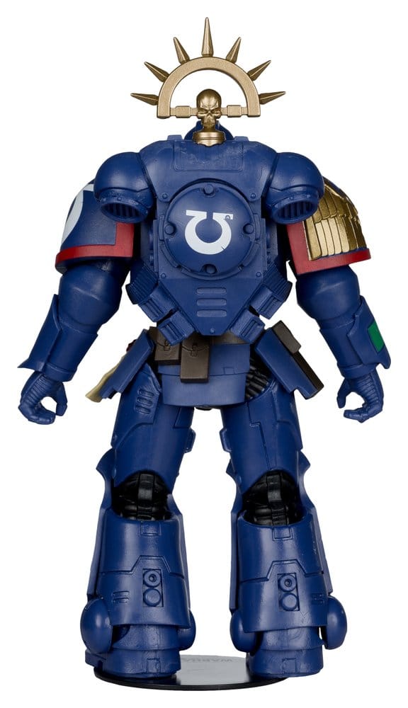 Warhammer 40,000 Total War Action Figure 3rd Company Lieutenant (Ultramarines) 18 cm - MangaShop.ro