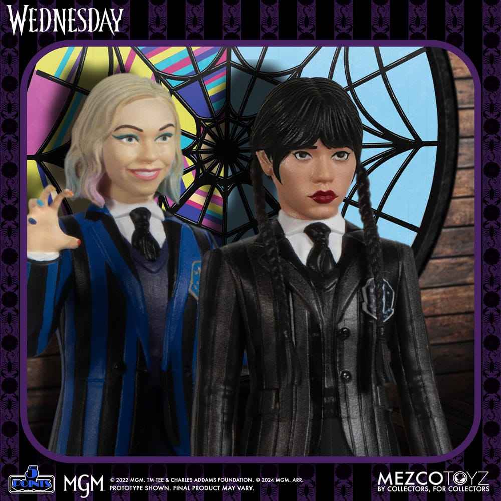 Wednesday 5 Points Figure Wednesday & Enid Boxed Set 10 cm - MangaShop.ro