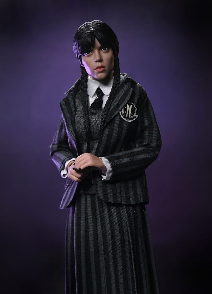 Wednesday Action Figures 2 Pack Wednesday Addams (Nevermore Uniform) and Enid 20 cm - MangaShop.ro