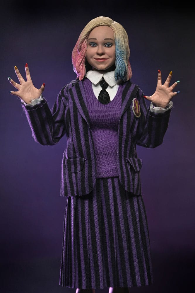 Wednesday Action Figures 2 Pack Wednesday Addams (Nevermore Uniform) and Enid 20 cm - MangaShop.ro