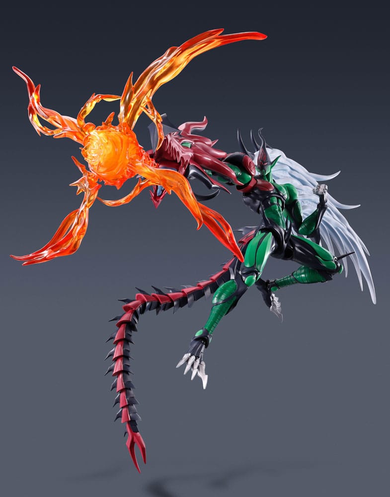 Yu-Gi-Oh! S.H. MonsterArts Action Figure Elemental Hero Flame Wingman 19 cm - MangaShop.ro