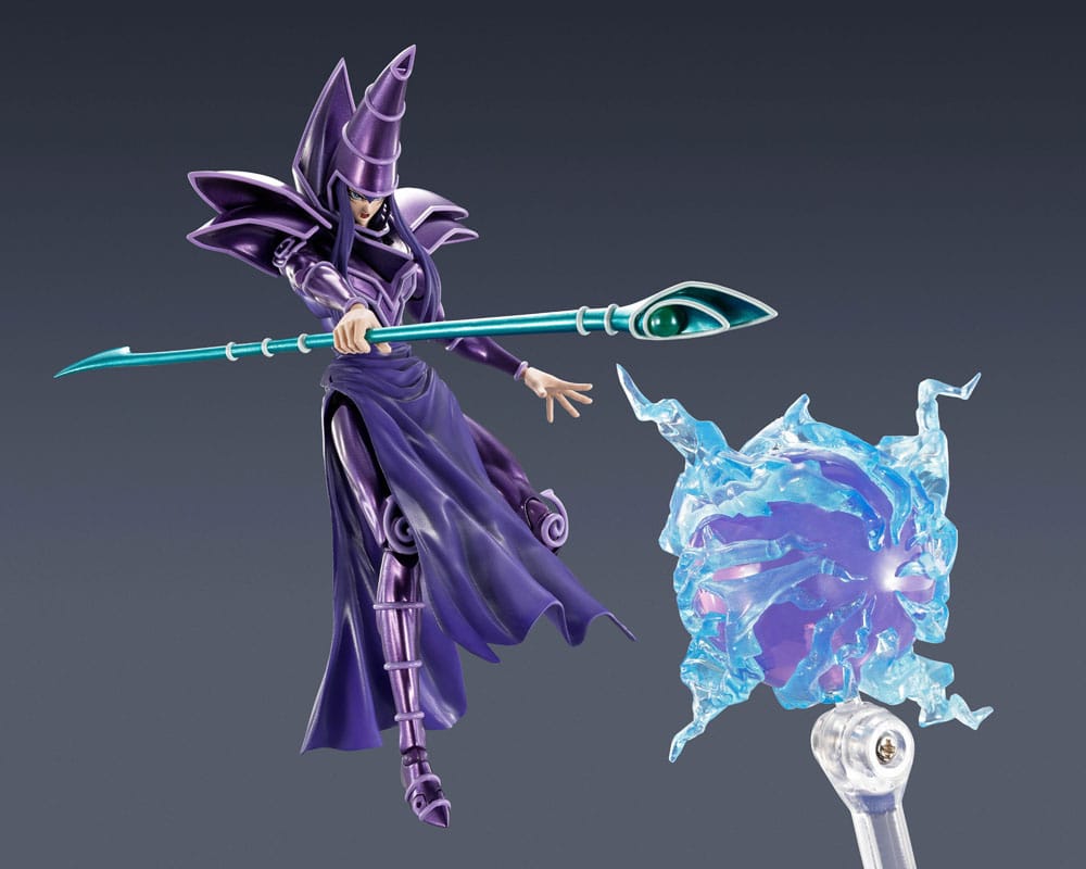 Yu-Gi-Oh! S.H. MonsterArts Action Figure Dark Magician 19 cm - MangaShop.ro