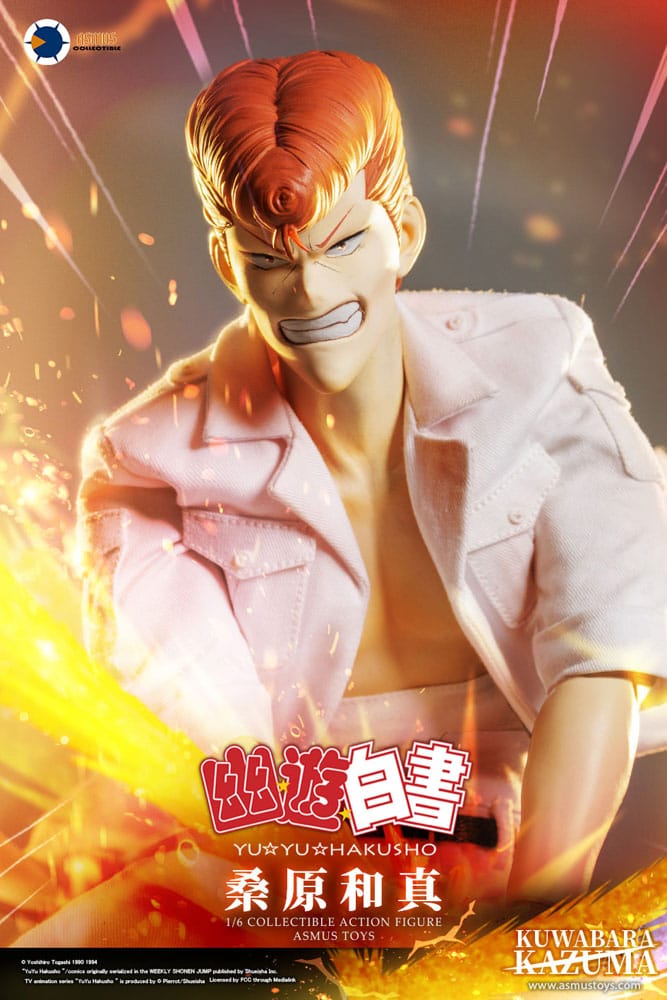 Yu Yu Hakusho Action Figure 1/6 Kazuma Kuwabara (Luxury Version) 30 cm - MangaShop.ro