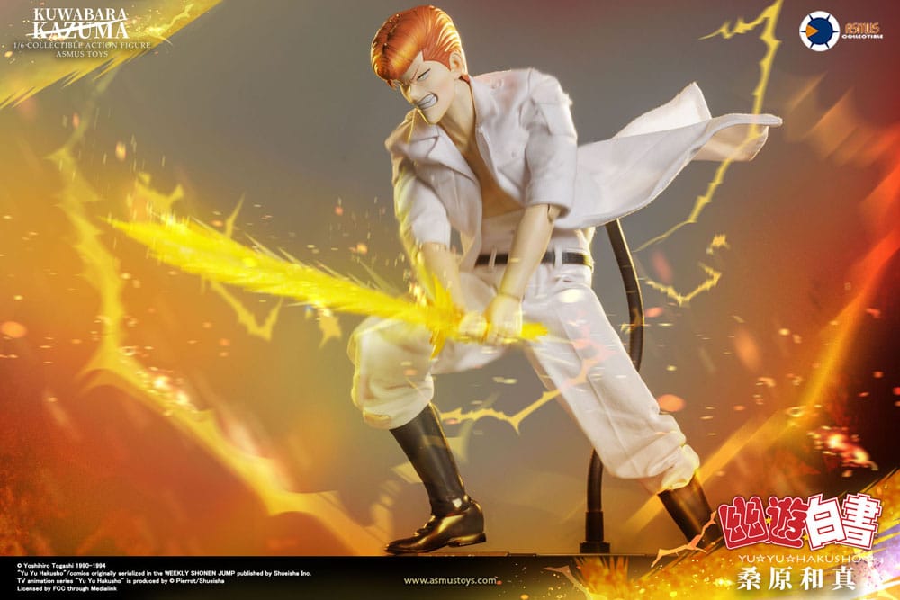 Yu Yu Hakusho Action Figure 1/6 Kazuma Kuwabara 30 cm - MangaShop.ro