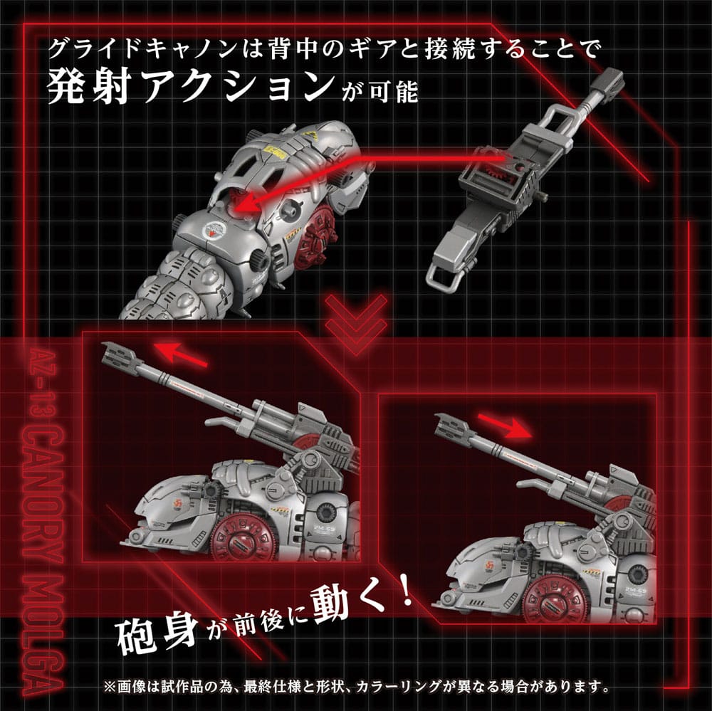 Zoids Plastic Model Kit 1/72 AZ-13 Canory Molga 19 cm - MangaShop.ro
