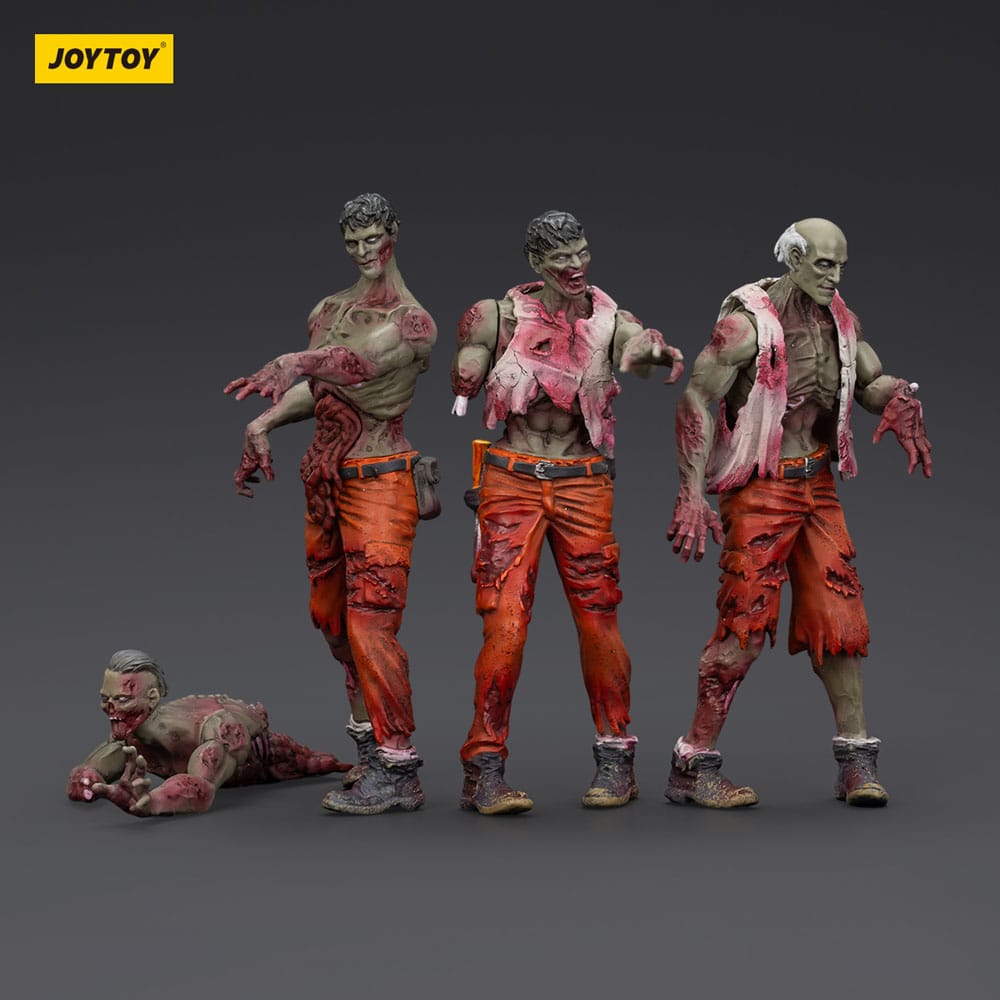 Zombie Dark Source Action Figures 4-Pack Mechanic Team 8 cm - MangaShop.ro
