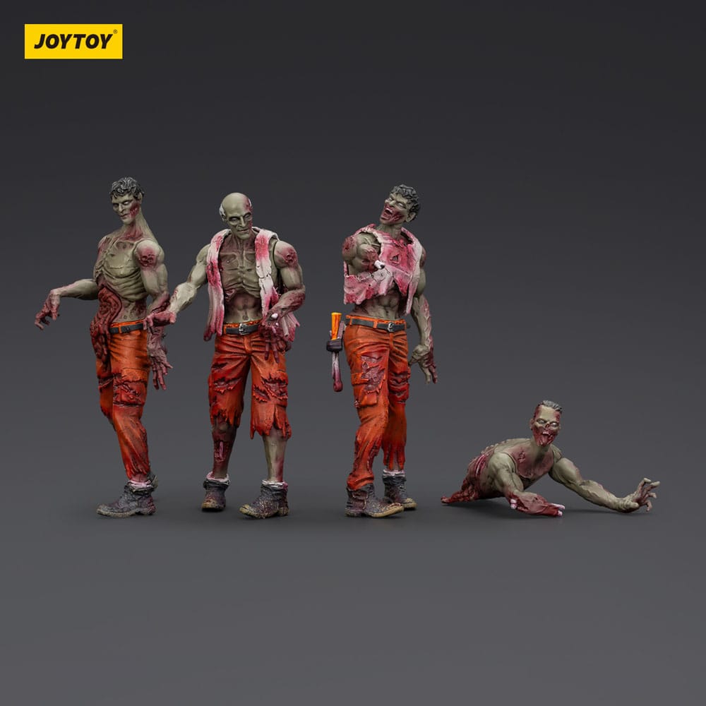 Zombie Dark Source Action Figures 4-Pack Mechanic Team 8 cm - MangaShop.ro