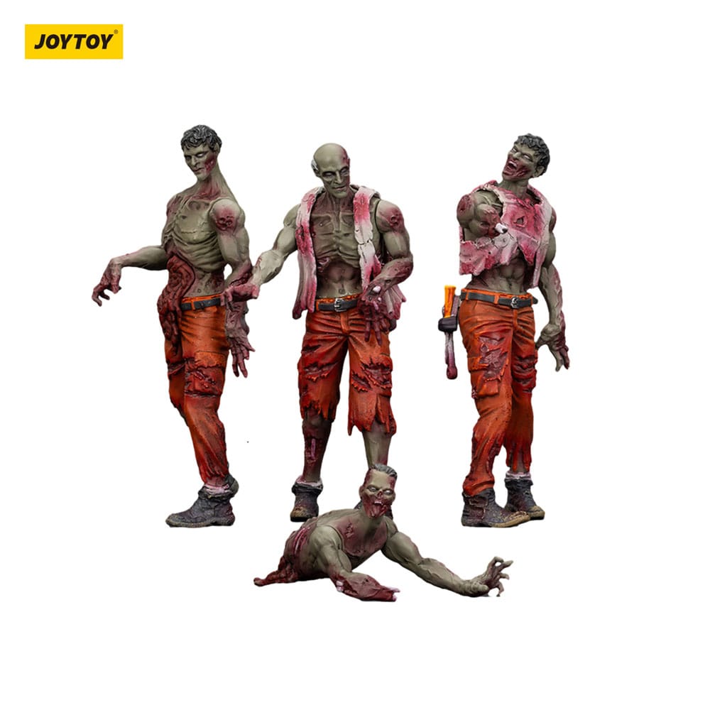 Zombie Dark Source Action Figures 4-Pack Mechanic Team 8 cm - MangaShop.ro