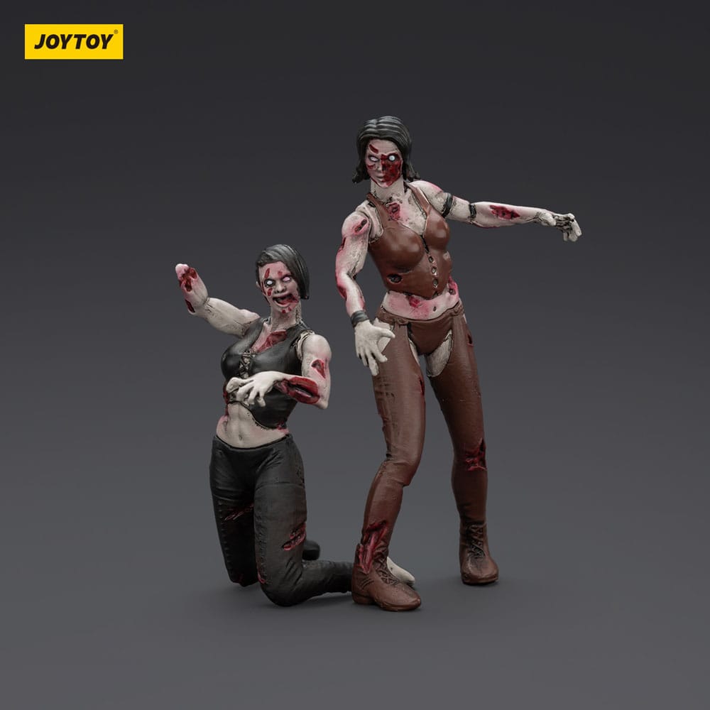 Zombie Dark Source Action Figures 2-Pack Female wrestlers 8 cm - MangaShop.ro