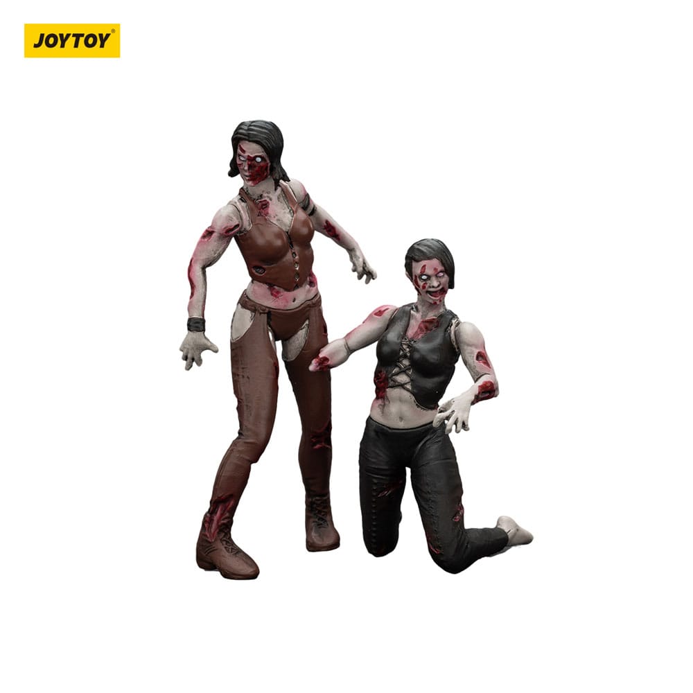 Zombie Dark Source Action Figures 2-Pack Female wrestlers 8 cm - MangaShop.ro