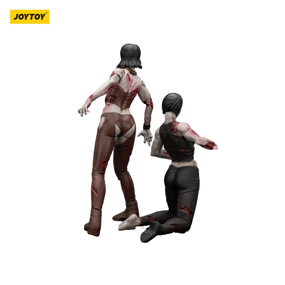 Zombie Dark Source Action Figures 2-Pack Female wrestlers 8 cm - MangaShop.ro