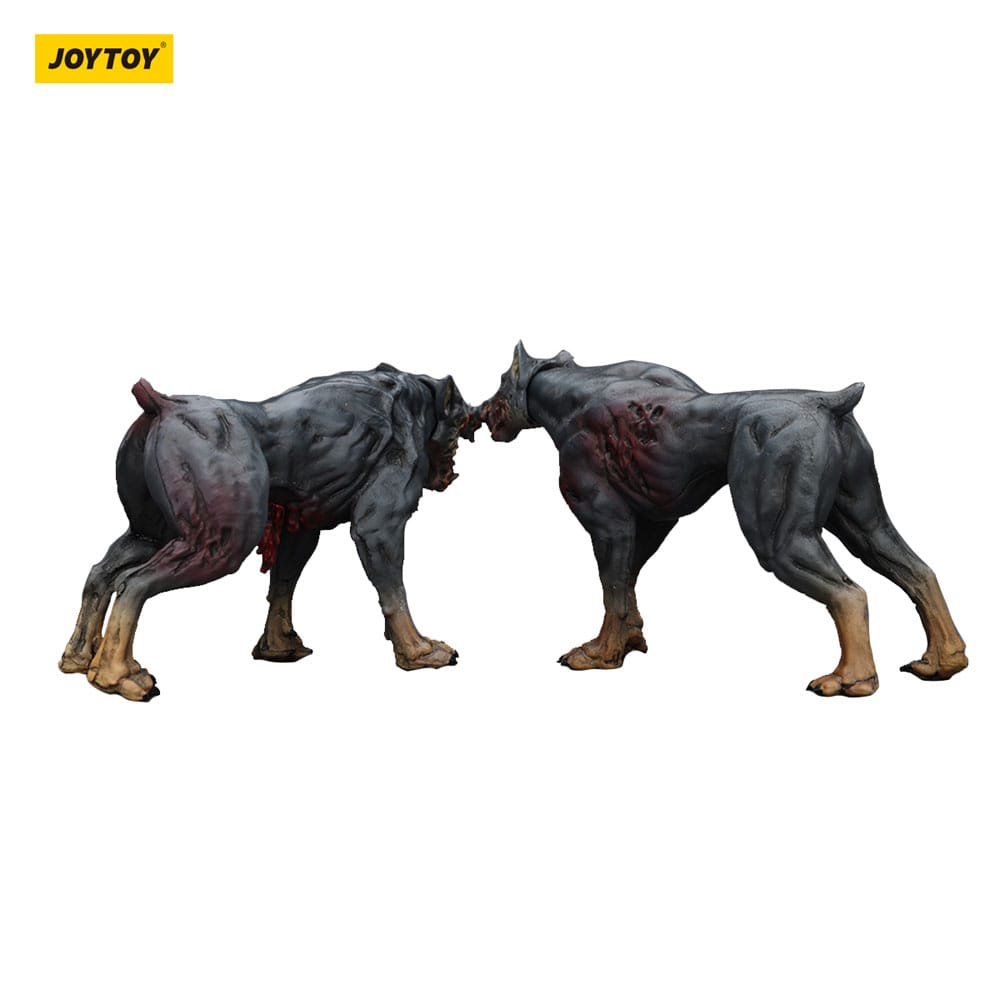 Zombie Dark Source Action Figures 2-Pack Police Dogs 8 cm - MangaShop.ro