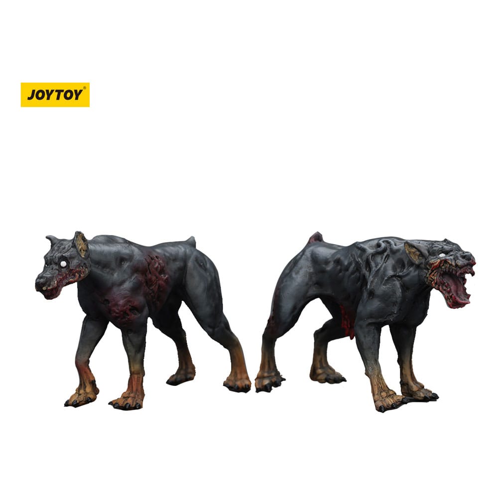 Zombie Dark Source Action Figures 2-Pack Police Dogs 8 cm - MangaShop.ro