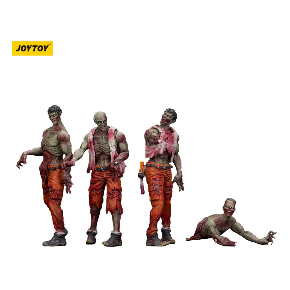 Zombie Dark Source Action Figures 4-Pack Mechanic Team 8 cm - MangaShop.ro