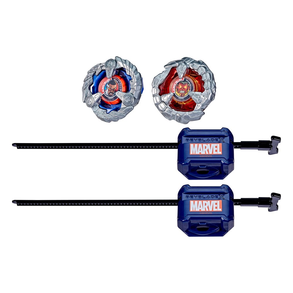 Beyblade X and Marvel Collab Captain America 4-70GB vs. Red Hulk 1-80R - MangaShop.ro