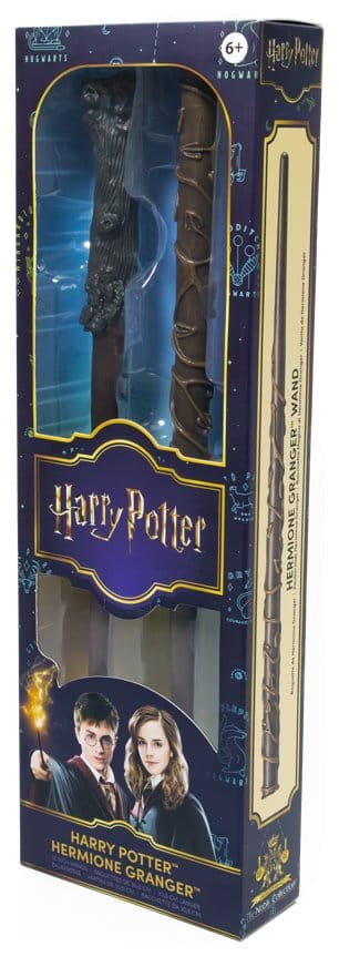 Harry Potter Roleplay Replica Wands 2-Pack Harry Potter & Hermione Granger 31 cm - MangaShop.ro