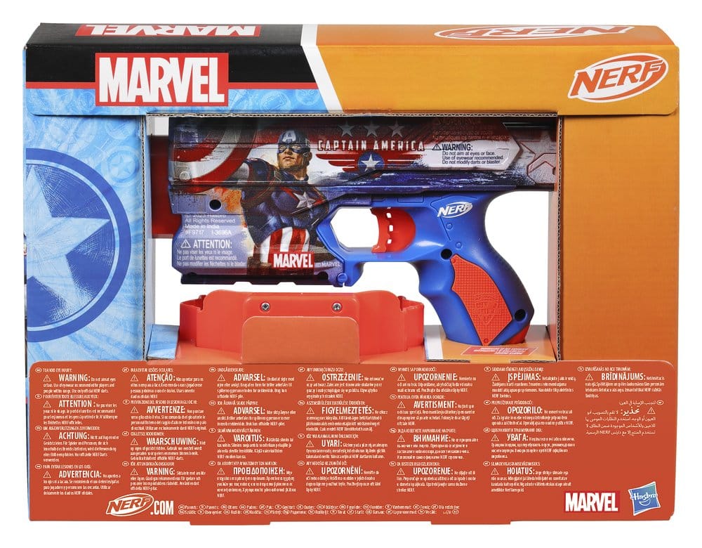 Marvel NERF Dart Blaster Captain America - MangaShop.ro