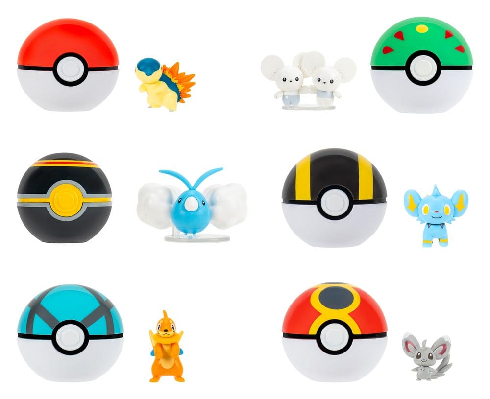Pokemon Clip 'n' Go Minifigures Poké Balls ver. 23 Assortment (6) - MangaShop.ro