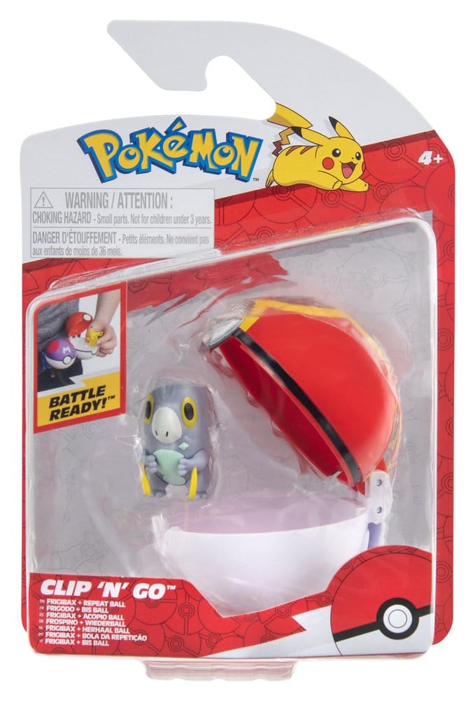 Pokemon Clip 'n' Go Action Figure Wave 21 Frigibax & Repeat Ball - MangaShop.ro